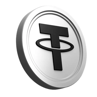 Tether USDT coin element in the trading community’s trust section